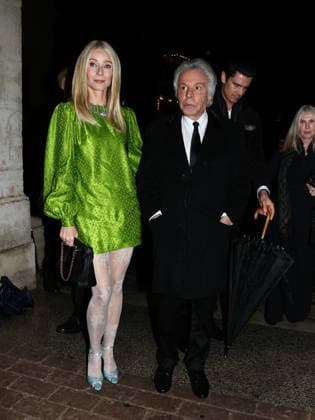 Rome, Palazzo Barberini, Valentino fashion show - arrivals. Pictured: Gwyneth Paltrow, Giancarlo Giammetti  Copyright: xMarcoxProvvisionatox xipa-agency.netx xLandi Provvisionatox IPA_Agency_IPA72788060