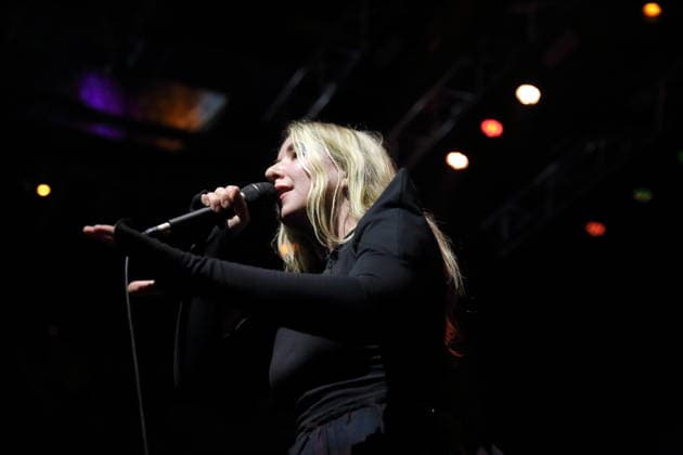 Katie Stelmanis aka Austra at a concert in the Kesselhaus in Berlin, March 12, 2026 Austra concert Berlin
