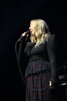 Katie Stelmanis aka Austra at a concert in the Kesselhaus in Berlin, March 12, 2026 Austra concert Berlin