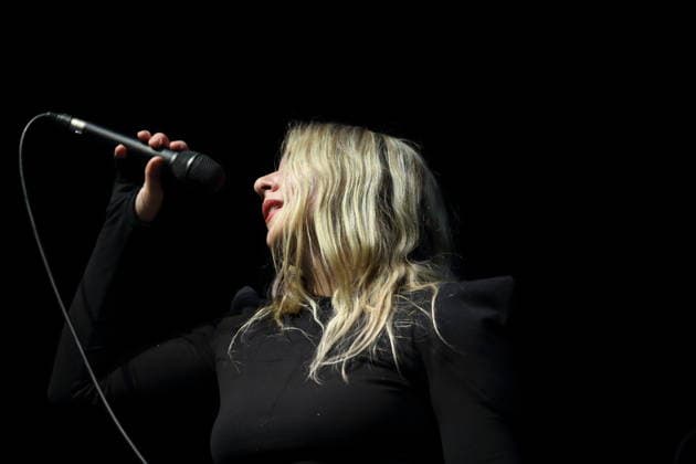 Katie Stelmanis aka Austra at a concert in the Kesselhaus in Berlin, March 12, 2026 Austra concert Berlin