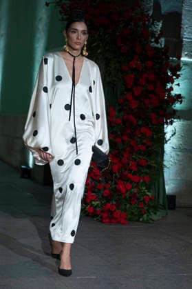 Juana Martín - MadridEsModa Fashion Week Madrid - 12 Mar 2026 A model walks the runway wearing a design by Juana Martín during the MadridEsModa Fashion Week de Madrid at the Academia San Fernando. Madrid Spain Copyright: xAtilanoxGarciax xSOPAxImagesx photos08236