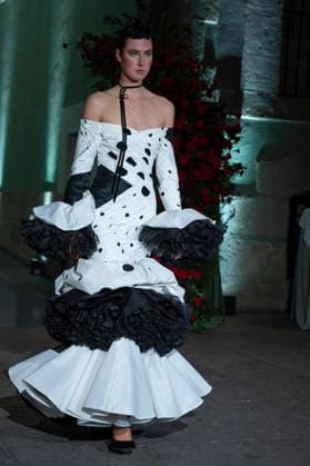 Juana Martín - MadridEsModa Fashion Week Madrid - 12 Mar 2026 A model walks the runway wearing a design by Juana Martín during the MadridEsModa Fashion Week de Madrid at the Academia San Fernando. Madrid Spain Copyright: xAtilanoxGarciax xSOPAxImagesx photos08253