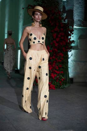Juana Martín - MadridEsModa Fashion Week Madrid - 12 Mar 2026 A model walks the runway wearing a design by Juana Martín during the MadridEsModa Fashion Week de Madrid at the Academia San Fernando. Madrid Spain Copyright: xAtilanoxGarciax xSOPAxImagesx photos08257