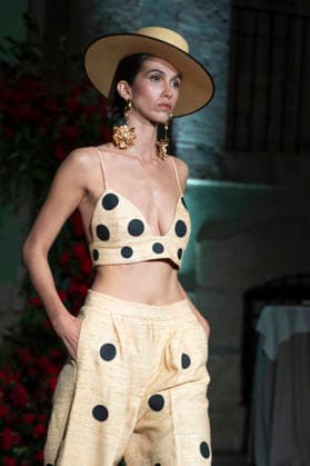 Juana Martín - MadridEsModa Fashion Week Madrid - 12 Mar 2026 A model walks the runway wearing a design by Juana Martín during the MadridEsModa Fashion Week de Madrid at the Academia San Fernando. Madrid Spain Copyright: xAtilanoxGarciax xSOPAxImagesx photos08258