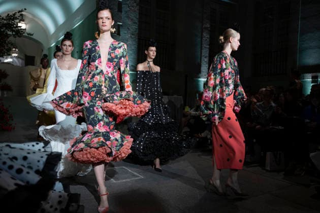 Juana Martín - MadridEsModa Fashion Week Madrid - 12 Mar 2026 A model walks the runway wearing a design by Juana Martín during the MadridEsModa Fashion Week de Madrid at the Academia San Fernando. Madrid Spain Copyright: xAtilanoxGarciax xSOPAxImagesx photos08278