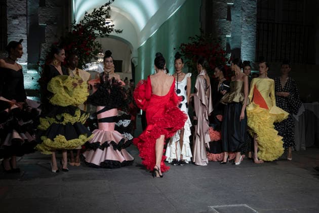 Juana Martín - MadridEsModa Fashion Week Madrid - 12 Mar 2026 A model walks the runway wearing a design by Juana Martín during the MadridEsModa Fashion Week de Madrid at the Academia San Fernando. Madrid Spain Copyright: xAtilanoxGarciax xSOPAxImagesx photos08280