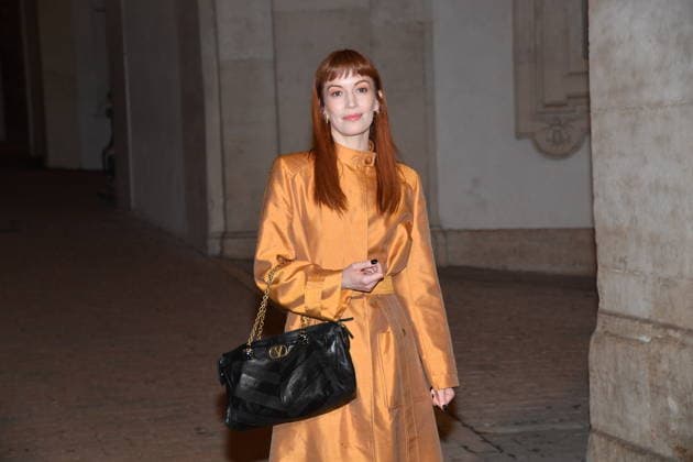 Rome, Palazzo Barberini, Valentino fashion show, In the photo: Britt Lower  Copyright: xVincenzoxLandix xipa-agency.netx xLandi Provvisionatox IPA_Agency_IPA72793983