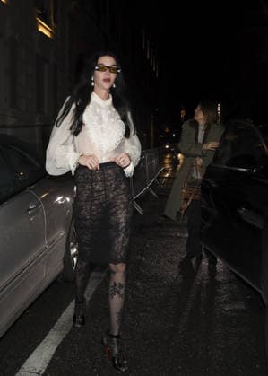Rome, numerous guests crowded the party organized by Maison Valentino on the occasion of the Roman fashion show at the evocative Palazzo Ludovisi. In the photo: Maria Carla Boscono  Copyright: xG.D ANGELOx xipa-agency.netx xx IPA_Agency_IPA72793389