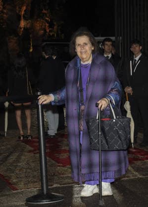 Rome, numerous guests crowded the party organized by Maison Valentino on the occasion of the Roman fashion show at the evocative Palazzo Ludovisi. In the photo: Suzy Menkes  Copyright: xG.D ANGELOx xipa-agency.netx xx IPA_Agency_IPA72793414