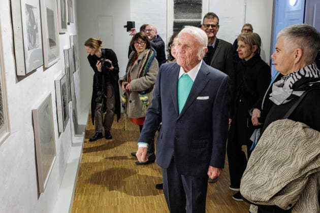 12 03 2026 Düsseldorf Photography Exhibition by Heinz Mack at the ZERO House in Düsseldorf The photographic work of Heinz Mack is virtually unknown to the general public This exhibition by the ZERO found