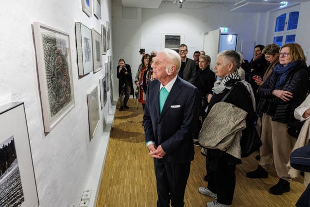 12 03 2026 Düsseldorf Photography Exhibition by Heinz Mack at the ZERO House in Düsseldorf The photographic work of Heinz Mack is virtually unknown to the general public This exhibition by the ZERO found