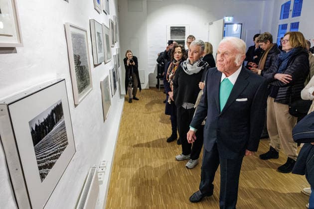 12 03 2026 Düsseldorf Photography Exhibition by Heinz Mack at the ZERO House in Düsseldorf The photographic work of Heinz Mack is virtually unknown to the general public This exhibition by the ZERO found