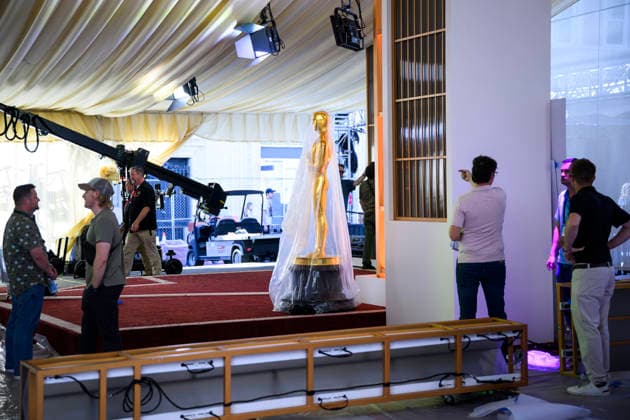 LOS ANGELES, USA 20260312 Red carpet preparations for the Oscars LOS ANGELES USA x10060x  Copyright: xHenrikxMontgomery TTx OSCARSGALAN r-hYeHftsbU