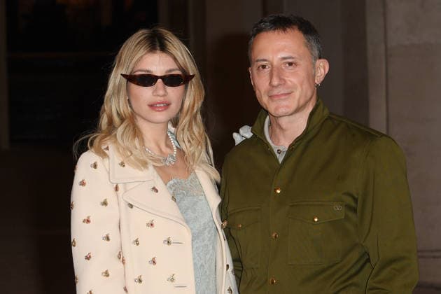 Valentino Interferenze F W 26-27 fashion show Photocall part 2 Palazzo Barberini - Rome, Italy Carlotta Antonelli;Michele Alhaique Valentino Interferenze F W 26-27 fashion show Photocall part 2 Palazzo Barberini - Rome, Italy 12th March 2026 SGPItalia id 134612_002 Not Exclusive  Copyright: xx