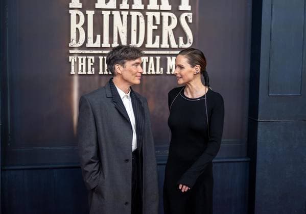 Cinema, film premiere of Peaky Blinders, The Immortal Man at Kino International in Berlin, pictured, f l actor Cillian Murphy, actress Rebecca Ferguson, 12 03 2026, Copyright: xMatthiasxKochx