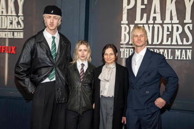 abb Niklas van Lipzig, Kirsten Uterwedde, Wiebke Frost and David Martin as guests on the red carpet at the Netflix movie premiere of PEAKY BLINDERS THE IMMORTAL MAN at Kino International Berlin ,Berlin 12 03 2026 Berlin Germany