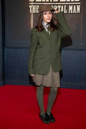 abb Maria Gabriela Santos as a guest on the red carpet at the Netflix movie premiere of PEAKY BLINDERS THE IMMORTAL MAN at Kino International Berlin on Thursday 12 03 2026 in Berlin Berlin Germany