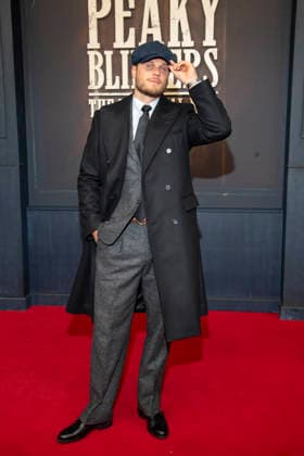 abb Rurik Gislason as a guest on the red carpet at the Netflix movie premiere of PEAKY BLINDERS THE IMMORTAL MAN at Kino International Berlin on Thursday 12 03 2026 in Berlin Berlin Germany