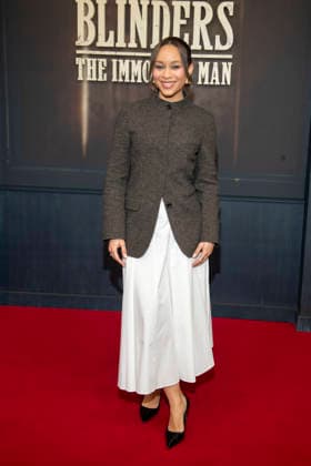 abb Jenny Augusta as a guest on the red carpet at the Netflix movie premiere of PEAKY BLINDERS THE IMMORTAL MAN at Kino International Berlin on Thursday 12 03 2026 in Berlin Berlin Germany