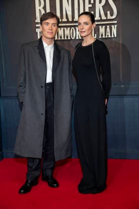 abb Cillian Murphy and Rebecca Ferguson as guests on the red carpet at the Netflix movie premiere of PEAKY BLINDERS THE IMMORTAL MAN at Kino International Berlin on Thursday 12 03 2026 in Berlin Berlin Germany