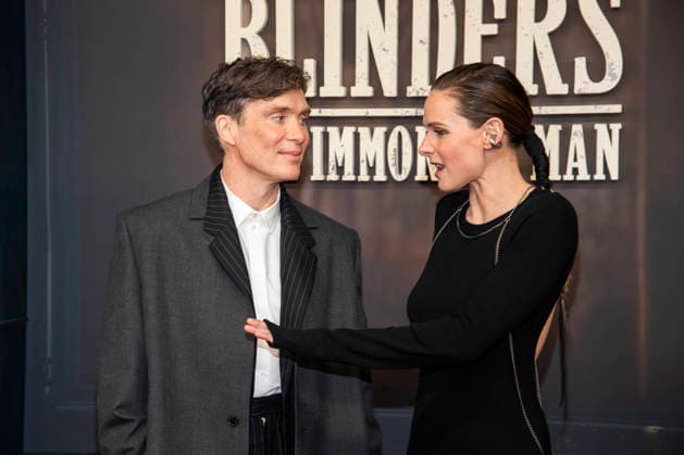 abb Cillian Murphy and Rebecca Ferguson as guests on the red carpet at the Netflix movie premiere of PEAKY BLINDERS THE IMMORTAL MAN at Kino International Berlin on Thursday 12 03 2026 in Berlin Berlin Germany