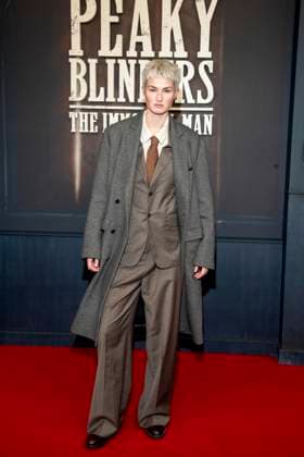 abb Alexandra Ferk as a guest on the red carpet at the Netflix movie premiere of PEAKY BLINDERS THE IMMORTAL MAN at Kino International Berlin ,Berlin 12 03 2026 Berlin Germany