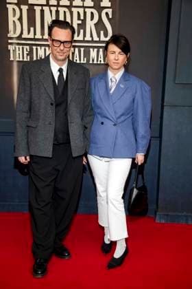 abb Nicolas and Balbina Monika Jagielska on the red carpet at the Netflix movie premiere of PEAKY BLINDERS THE IMMORTAL MAN at Kino International Berlin ,Berlin den 12 03 2026 Berlin Germany