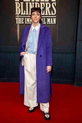 abb Kim Riedle on the red carpet at the Netflix movie premiere of PEAKY BLINDERS THE IMMORTAL MAN at Kino International Berlin ,Berlin den 12 03 2026 Berlin Germany
