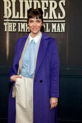 abb Kim Riedle on the red carpet at the Netflix movie premiere of PEAKY BLINDERS THE IMMORTAL MAN at Kino International Berlin ,Berlin den 12 03 2026 Berlin Germany