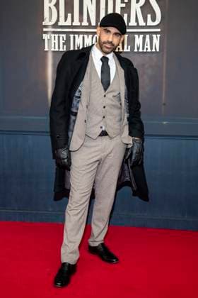 abb Milad Fakhri on the red carpet at the Netflix movie premiere of PEAKY BLINDERS THE IMMORTAL MAN at Kino International Berlin ,Berlin 12 03 2026 Berlin Germany