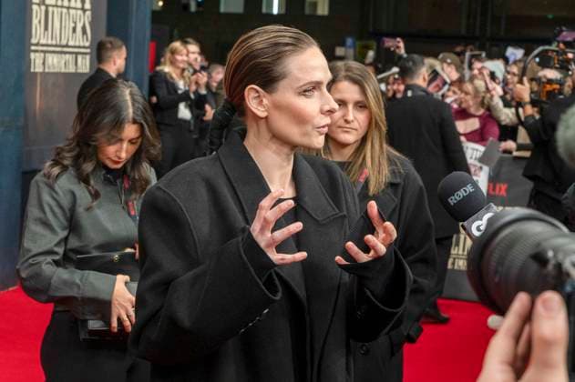 abb Rebecca Ferguson as a guest on the red carpet at the Netflix movie premiere of PEAKY BLINDERS THE IMMORTAL MAN at Kino International Berlin on Thursday 12 03 2026 in Berlin Berlin Germany