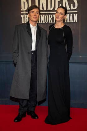 abb Cillian Murphy and Rebecca Ferguson as guests on the red carpet at the Netflix movie premiere of PEAKY BLINDERS THE IMMORTAL MAN at Kino International Berlin on Thursday 12 03 2026 in Berlin Berlin Germany
