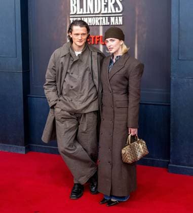 Cinema, movie premiere of Peaky Blinders, The Immortal Man at Kino International in Berlin, pictured, f l Fabian Reese Hertha BSC and Johanna Jojo Grünewald girlfriend of Fabian Reese Hertha BSC , 12 03 2026, Copyright: xMatthiasxKochx