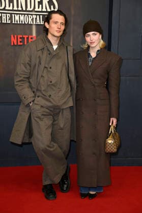 Fabian Reese and Johanna Grünewald at the premiere of the Netflix film Peaky Blinders The Immortal Man at Kino International Berlin, 12 03 2026 Foto:xN.xKubelkax xFuturexImagex peaky_6223