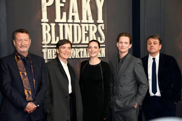 Steven Knight, Cillian Murphy, Rebecca Ferguson, Tom Harper and Guy Heeley at the premiere of the Netflix film Peaky Blinders The Immortal Man at Kino International Berlin, 12 03 2026 Foto:xN.xKubelkax xFuturexImagex peaky_6253