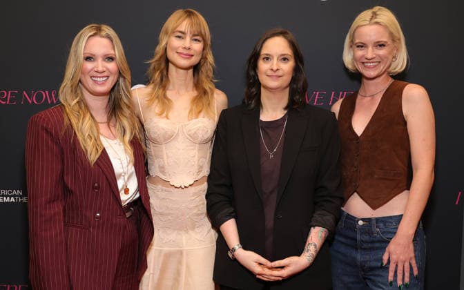 Los Angeles CA March 12 Lara Clear, Lucy Fry, Julie Pacino, Sarah Rich at the Los Angeles Premiere Of I Live Here Now at the Aero Theatre in Santa Monica on March 3, 2026 Credit AdMedia March 3, 2026 Copyright AdMedia 454033 2026 03 12 CA Santa Monica Etats Unis  Copyright: xAdMediax STAR_454033_072