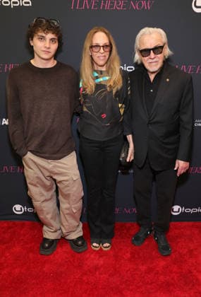 Los Angeles CA March 12 Roman Keitel, Daphna Kastner, Harvey Keitel at the Los Angeles Premiere Of I Live Here Now at the Aero Theatre in Santa Monica on March 3, 2026 Credit AdMedia March 3, 2026 Copyright AdMedia 454033 2026 03 12 CA Santa Monica Etats Unis  Copyright: xAdMediax STAR_454033_080