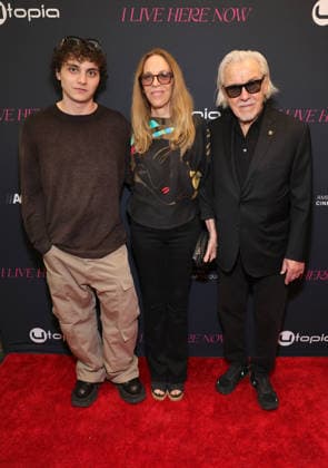 Los Angeles CA March 12-: Roman Keitel, Daphna Kastner, Harvey Keitel. at the Los Angeles Premiere Of I Live Here Now at the Aero Theatre in Santa Monica on March 3, 2026- Credit: AdMedia March 3, 2026.Copyright AdMedia Santa Monica USA - ZUMAa123 20260312_zaa_a123_112 Copyright: xADx