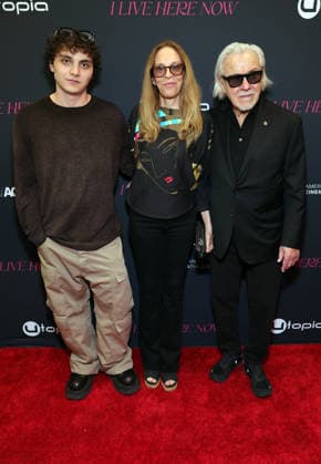 Los Angeles CA March 12-: Roman Keitel, Daphna Kastner, Harvey Keitel. at the Los Angeles Premiere Of I Live Here Now at the Aero Theatre in Santa Monica on March 3, 2026- Credit: AdMedia March 3, 2026.Copyright AdMedia Santa Monica USA  - ZUMAa123 20260312_zaa_a123_161 Copyright: xADx