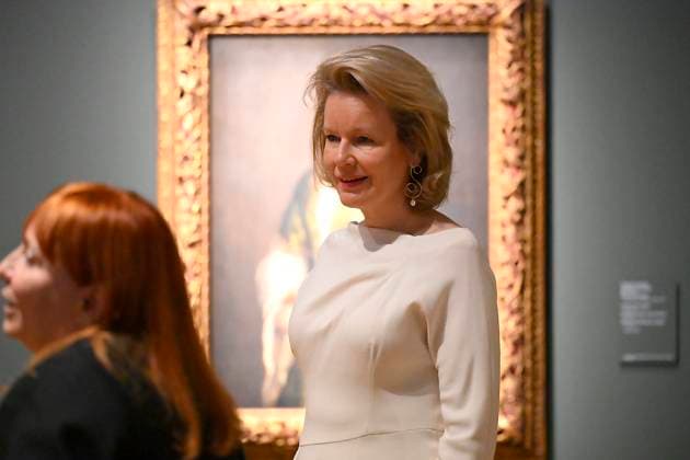 Queen Mathilde Visit The Exhibition Beauty and Ugliness BRUSSELS, BELGIUM - Queen Mathilde of Belgium visits the BOZAR exhibition Beauty and Ugliness on March 13, 2026 in Brussels, Belgium, 13 03 2026 Brussels Belgium  Copyright: xPhilipxReynaersx