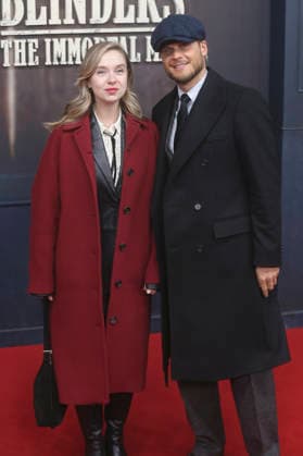 Anna Herrmann and Rurik Gislason at the premiere of the Netlflix film Peaky Blinders The Immortal Man at Kino International Berlin, 13 03 2026 Foto:xD.xHerrickxx xFuturexImagex peaky_6330