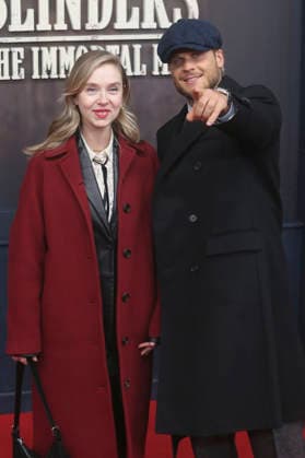 Anna Herrmann and Rurik Gislason at the premiere of the Netlflix film Peaky Blinders The Immortal Man at Kino International Berlin, 13 03 2026 Foto:xD.xHerrickxx xFuturexImagex peaky_6332