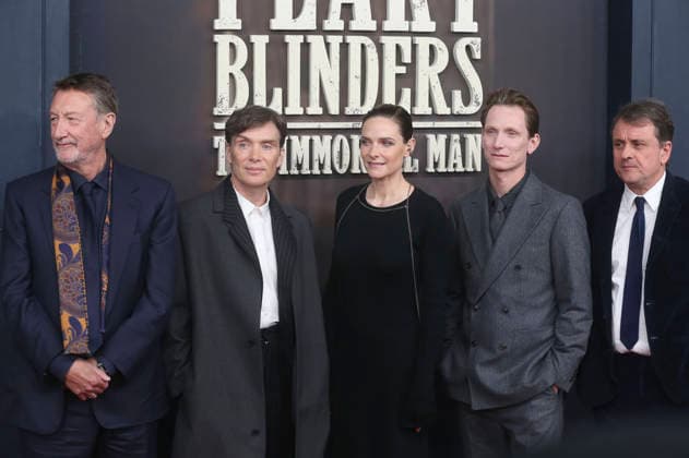 Steven Knight, Cillian Murphy, Rebecca Ferguson, Tom Harper and Guy Heeley at the premiere of the Netflix film Peaky Blinders The Immortal Man at Kino International Berlin, 12 03 2026 Foto:xD.xHerrickxx xFuturexImagex peaky_6347