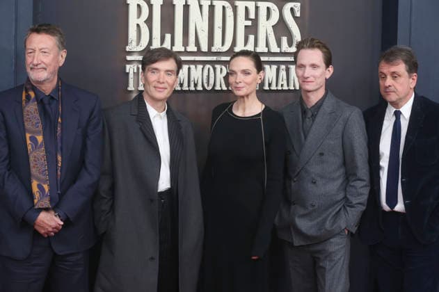 Steven Knight, Cillian Murphy, Rebecca Ferguson, Tom Harper and Guy Heeley at the premiere of the Netflix film Peaky Blinders The Immortal Man at Kino International Berlin, 12 03 2026 Foto:xD.xHerrickxx xFuturexImagex peaky_6348