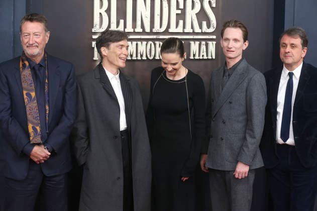 Steven Knight, Cillian Murphy, Rebecca Ferguson, Tom Harper and Guy Heeley at the premiere of the Netflix film Peaky Blinders The Immortal Man at Kino International Berlin, 12 03 2026 Foto:xD.xHerrickxx xFuturexImagex peaky_6349