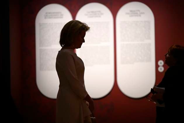 Queen Mathilde Visit The Exhibition Beauty and Ugliness BRUSSELS, BELGIUM - Queen Mathilde of Belgium visits the BOZAR exhibition Beauty and Ugliness on March 13, 2026 in Brussels, Belgium, 13 03 2026 Brussels Belgium  Copyright: xPhilipxReynaersx