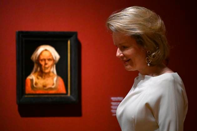 Queen Mathilde Visit The Exhibition Beauty and Ugliness BRUSSELS, BELGIUM - Queen Mathilde of Belgium visits the BOZAR exhibition Beauty and Ugliness on March 13, 2026 in Brussels, Belgium, 13 03 2026 Brussels Belgium  Copyright: xPhilipxReynaersx
