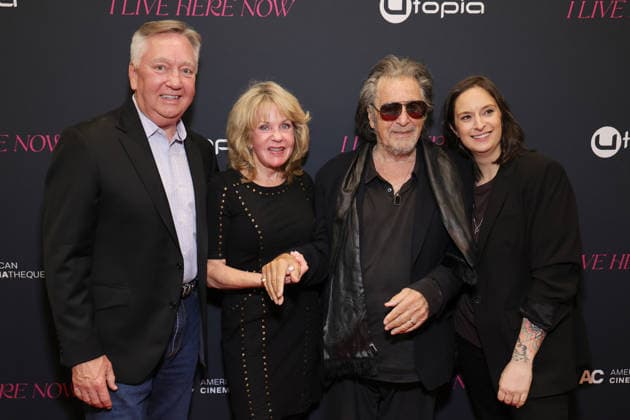 Los Angeles CA March 12-: Steve Barth, June Barth, Al Pacino, Julie Pacino, at the Los Angeles Premiere Of I Live Here Now at the Aero Theatre in Santa Monica on March 3, 2026- Credit: AdMedia March 3, 2026.Copyright AdMedia Santa Monica USA - ZUMAa123 20260312_zaa_a123_155 Copyright: xADx
