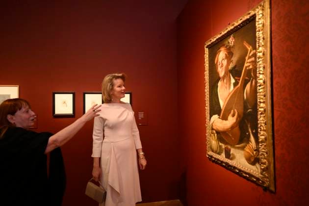 Queen Mathilde Visit The Exhibition Beauty and Ugliness BRUSSELS, BELGIUM - Queen Mathilde of Belgium visits the BOZAR exhibition Beauty and Ugliness on January 01, 2000 in Brussels, Belgium, 01 01 2000 Brussels Belgium  Copyright: xPhilipxReynaersx