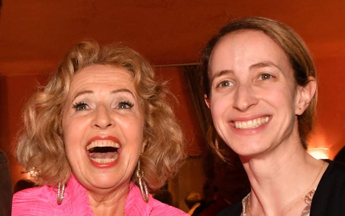 Michaela May and daughter Lilian Schiffer at Der Abschiedsbrief Theater Premiere on 12 03 2026 at the Komoedie Bayerischer Hof in Munich Der Abschiedsbrief Premiere at the Komoedie im Hotel Bayerischer Hof in Munich